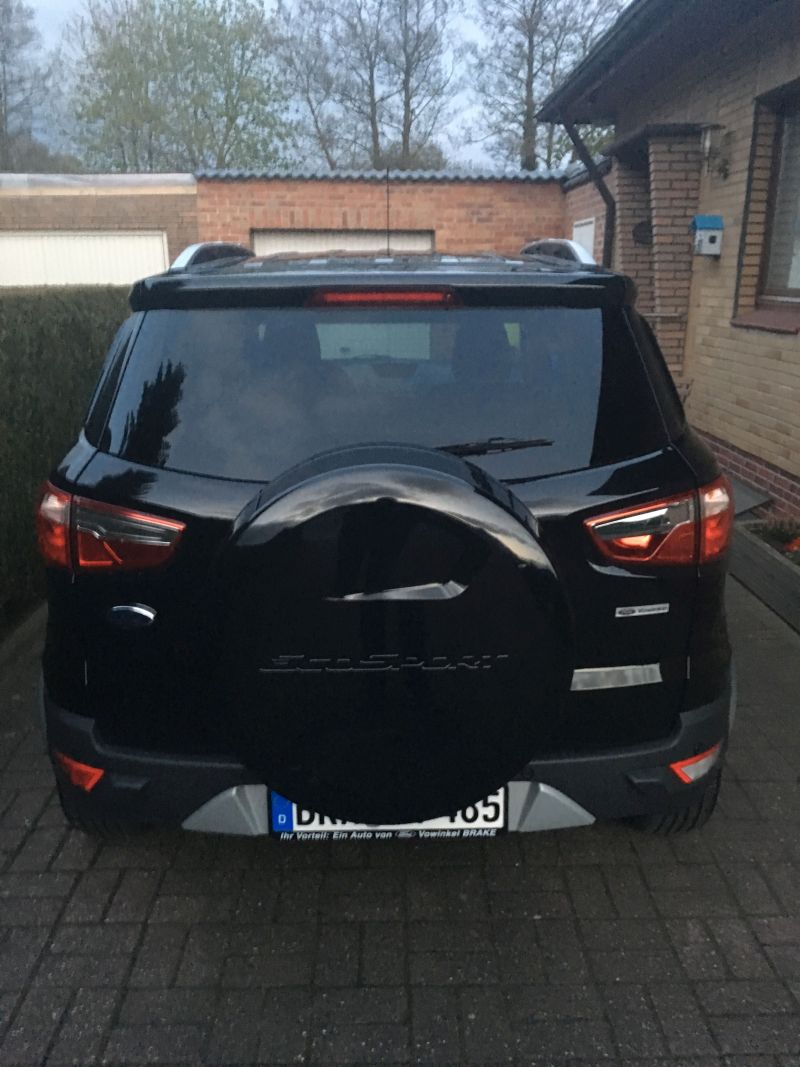 Das Heck meines Ecosport, mit "Buckel"