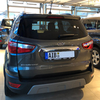 Mein "Neuer EcoSport Titanium" von hinten